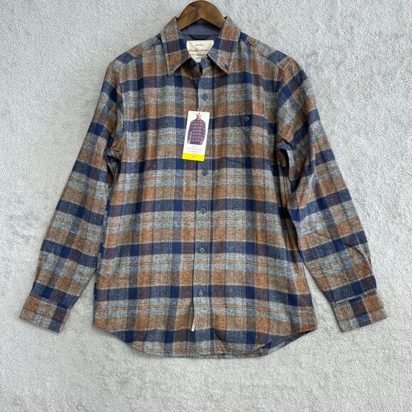 NEW Weatherproof Vintage Men's S Button-Front Plaid Flannel Shirt  #L75 - Picture 4 of 11